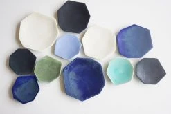 Lauren HB Studio Formation Porcelain Plate - Azul