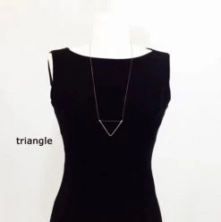 L.Greenwalt Jewelry Layering Shapes Necklace