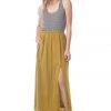 Synergy Organic Clothing Laylin Skirt - Ecru Olive 2 Synergy Organic Clothing Laylin Skirt - Ecru Olive