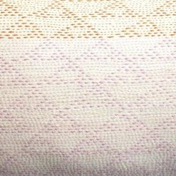 Leah Singh Eva Wool Lumbar Pillow Cover - Ivory + Pink