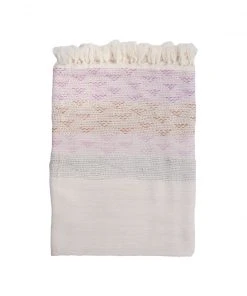 Leah Singh Eva Wool Throw Blanket - Rose Home Goods