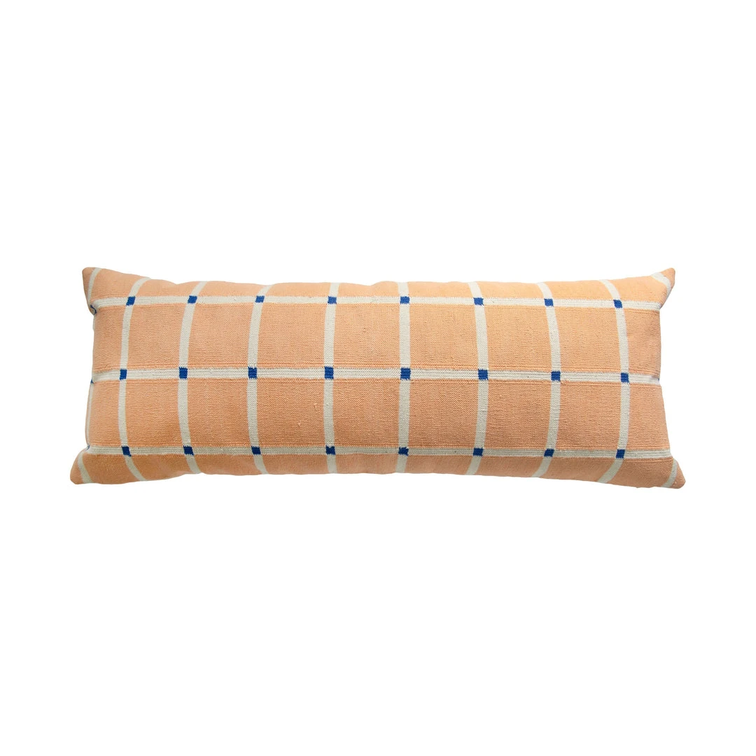 Leah Singh Grid Large Lumbar Pillow Cover 3 Leah Singh Grid Large Lumbar Pillow Cover