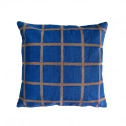Leah Singh New Arrivals Circle Grid Reversible Throw Pillow Cover