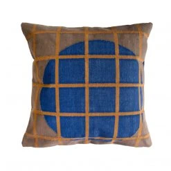 Leah Singh New Arrivals Circle Grid Reversible Throw Pillow Cover