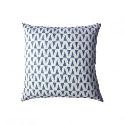 Leah Singh Indigo Throw Pillow Cover - Drops