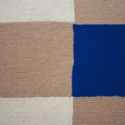 Leah Singh Marianne Wool Lumbar Pillow Cover - Blue Home Goods