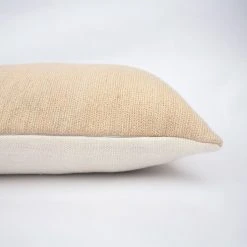 Leah Singh Marianne Triangle Wool Lumbar Pillow Cover - Blue