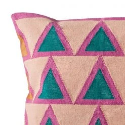 Leah Singh Home Goods Maya Throw Pillow Cover - Light Pink
