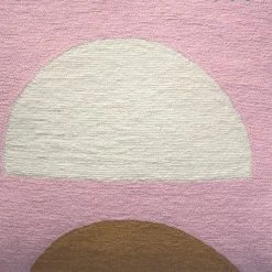 Leah Singh Viola Throw Pillow Cover - Blush 11 Leah Singh Viola Throw Pillow Cover - Blush