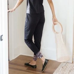 Leena & Lu Best Sellers Pima Jogger - Black