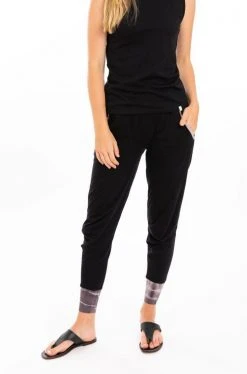 Leena & Lu Best Sellers Pima Jogger - Black