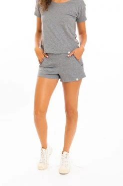 Leena & Lu Best Sellers Pima Short - Gray
