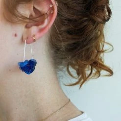 Giulia Letzi + META Jewelry Leona Upcycled Drop Earrings - Deep Blue 9 Giulia Letzi + META Jewelry Leona Upcycled Drop Earrings - Deep Blue