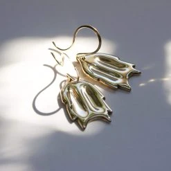 L.Greenwalt Jewelry Christmas Cactus Earrings Special Occasion