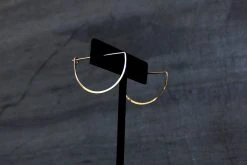 L.Greenwalt Jewelry Crescent Hoop Earrings Best Sellers