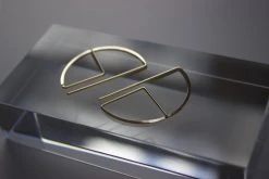 L.Greenwalt Jewelry Streamline Round Profile Earrings 19 L.Greenwalt Jewelry Streamline Round Profile Earrings