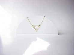 L.Greenwalt Jewelry Acute Triangle Necklace