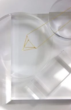L.Greenwalt Jewelry Acute Triangle Necklace