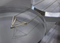 L.Greenwalt Jewelry Acute Triangle Necklace