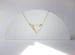 L.Greenwalt Jewelry Acute Triangle Necklace