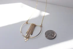 L.Greenwalt Jewelry Handcrafted Crescent Cascade Necklace 13 L.Greenwalt Jewelry Handcrafted Crescent Cascade Necklace