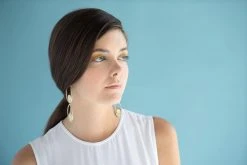 L.Greenwalt Jewelry Saturnia Earrings - Long