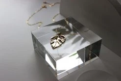 L.Greenwalt Jewelry Best Sellers Monstera Necklace 20 L.Greenwalt Jewelry Best Sellers Monstera Necklace