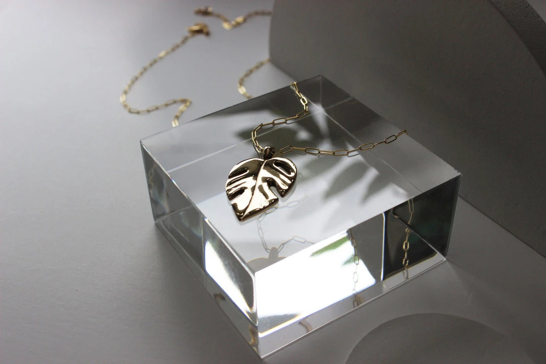L.Greenwalt Jewelry Best Sellers Monstera Necklace 10 L.Greenwalt Jewelry Best Sellers Monstera Necklace