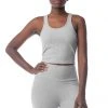 Synergy Organic Clothing Lighten Tank - Heather Gray 2 Synergy Organic Clothing Lighten Tank - Heather Gray