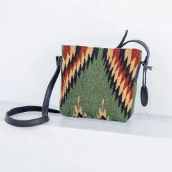 MZ Fair Trade Lightning + Pine Wool Crossbody Bag Accessories