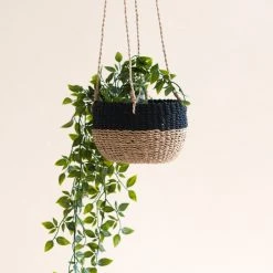 LIKHÂ Colorblock Hanging Planter Basket Home Goods