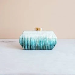 LIKHÂ Teal Clutch Bag Accessories
