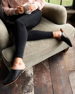 Nisolo Lima Slip On Mule - Black