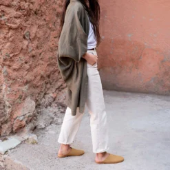 Nisolo Lima Slip On Mule -Sand