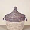 Mbare Low Two-Tone Hamper Basket