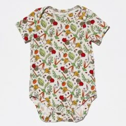Lucky Bug Clothing Baby's Essential Bamboo Veggie Garden Onesie Kids' + Baby