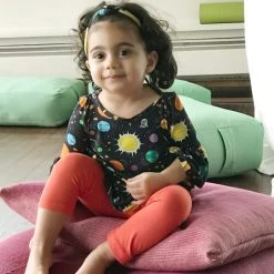 Lucky Bug Clothing Kids' + Baby Kids' Essential Bamboo Stretch Tomato Leggings 8 Lucky Bug Clothing Kids' + Baby Kids' Essential Bamboo Stretch Tomato Leggings