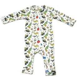 Lucky Bug Clothing Best Sellers Baby's Everyday Bamboo Long Sleeve Playsuit