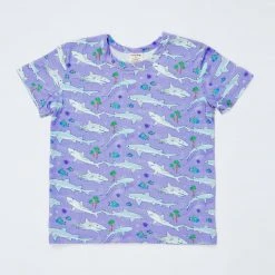 Lucky Bug Clothing Kids' Lemon Shark Bamboo Play T-Shirt