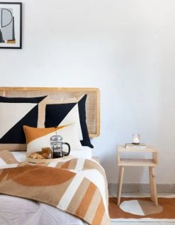 Leah Singh Luna Circle Wool Rug - Ochre Home Goods