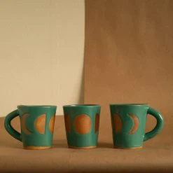 Anne Gates Studio Lunar Phase Ceramic Mug Drinkware