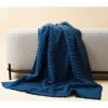 Studio Variously Macaroon Merino Wool Throw Blanket - Midnight Home Goods