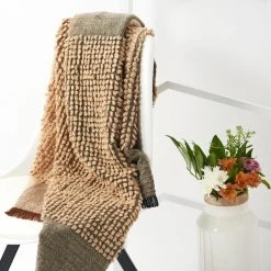 Studio Variously Home Goods Macaroon Merino Wool Throw Blanket