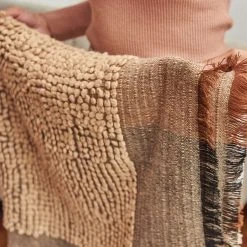 Studio Variously Home Goods Macaroon Merino Wool Throw Blanket