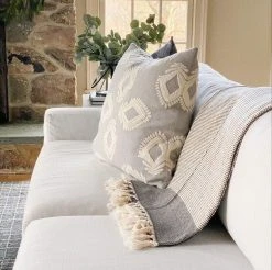 Amante Marketplace Best Sellers Magis Diamond Turkish Blanket - Black