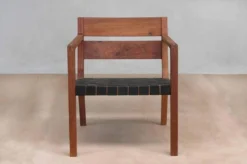 Masaya & Co. Handcrafted Managua Leather Arm Chair