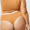 Mary Young High Waist Bamboo Thong - Caramel Underwear + Bras