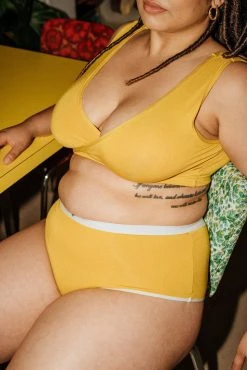 Mary Young Underwear + Bras Sora Bamboo Bra - Citrine