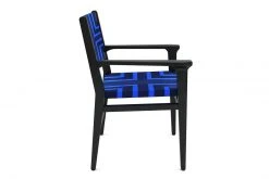 Masaya & Co. Chontales Arm Chair - Midnight Blue Pattern