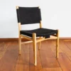 Masaya & Co. Handcrafted Chontales Dining / Desk Chair - Solid Black Manila